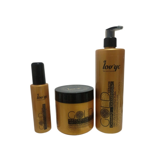 Keratin Gold Hair Care Set